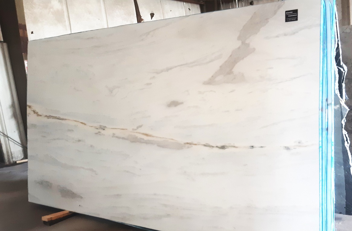 Treasure white Hard Marble slab sample